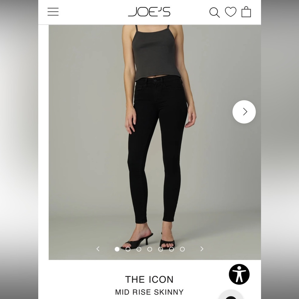 Joe's Jeans Iconic Mid Rise Skinny - Picture 4 of 5